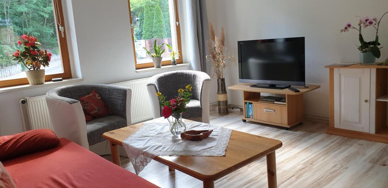Ferienwohnung Gerlach Thale Buitenkant foto
